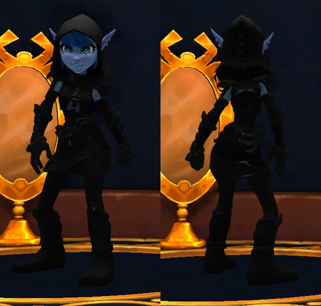 Huntress of the Shadows Front and Back.png